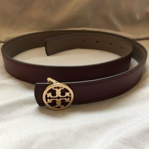 Tory Burch reversible leather waist belt